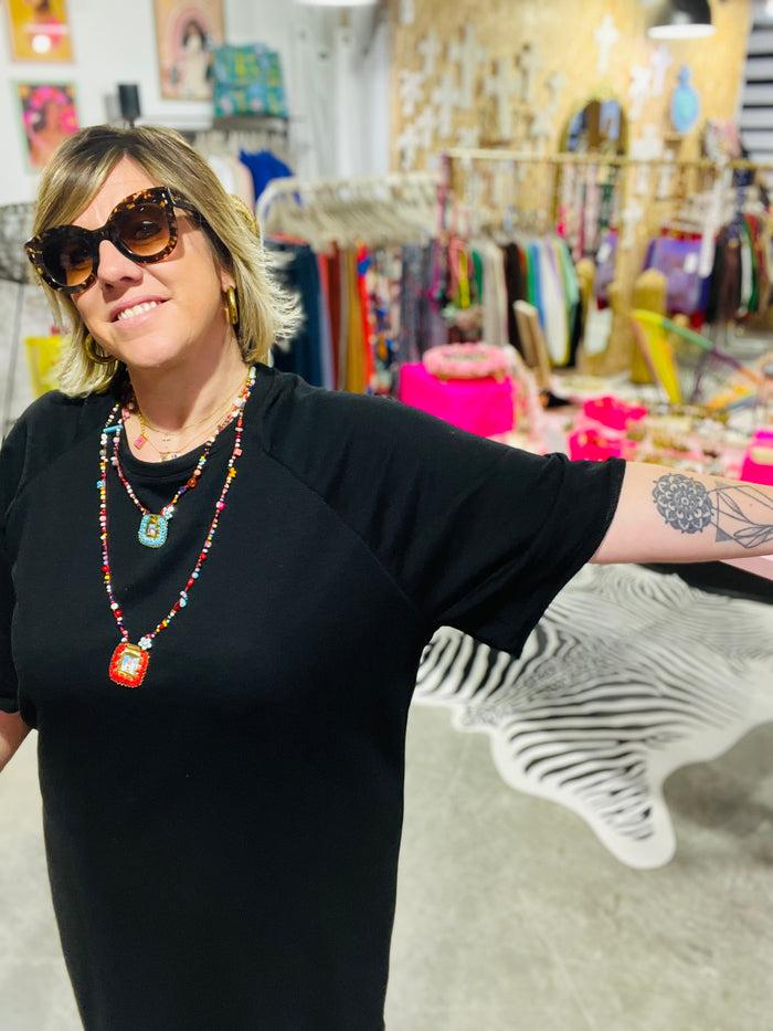 Les Bohémiennes Robe BOMBA Noir