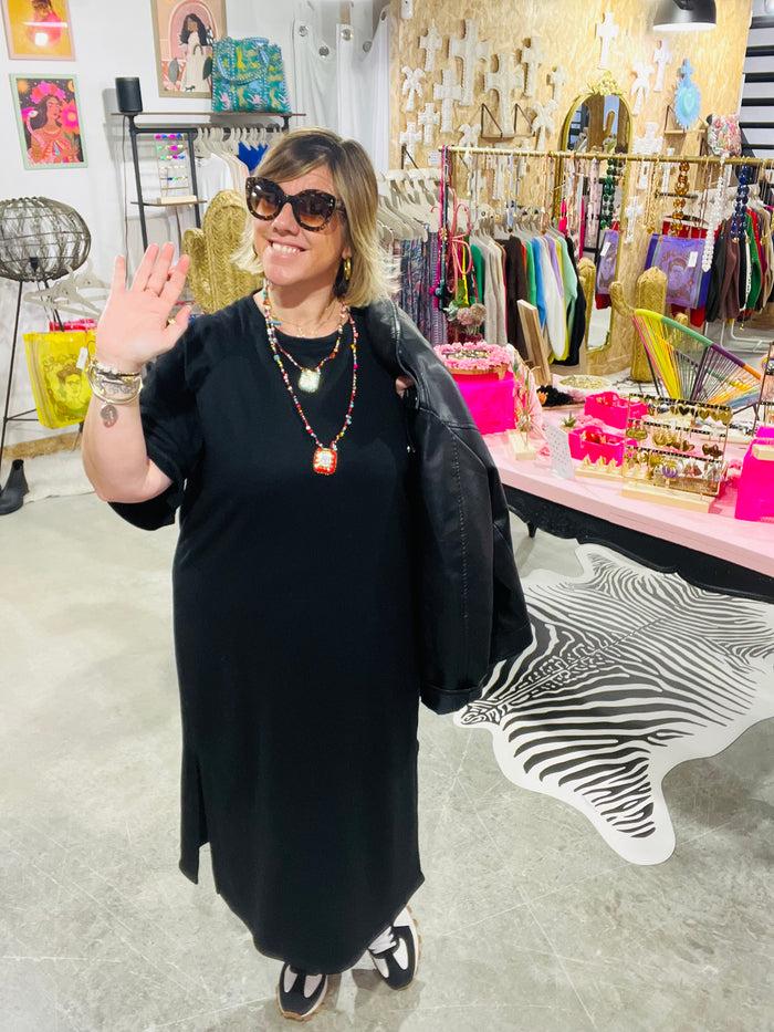 Les Bohémiennes Robe BOMBA Noir