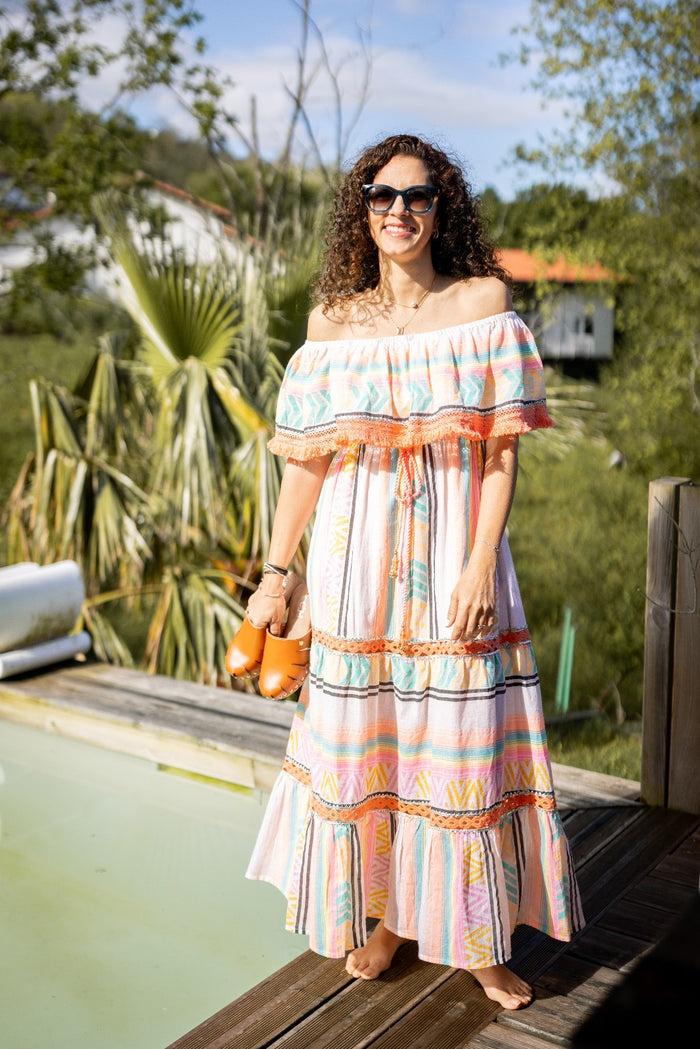 Les Bohémiennes Robe Longue Frida