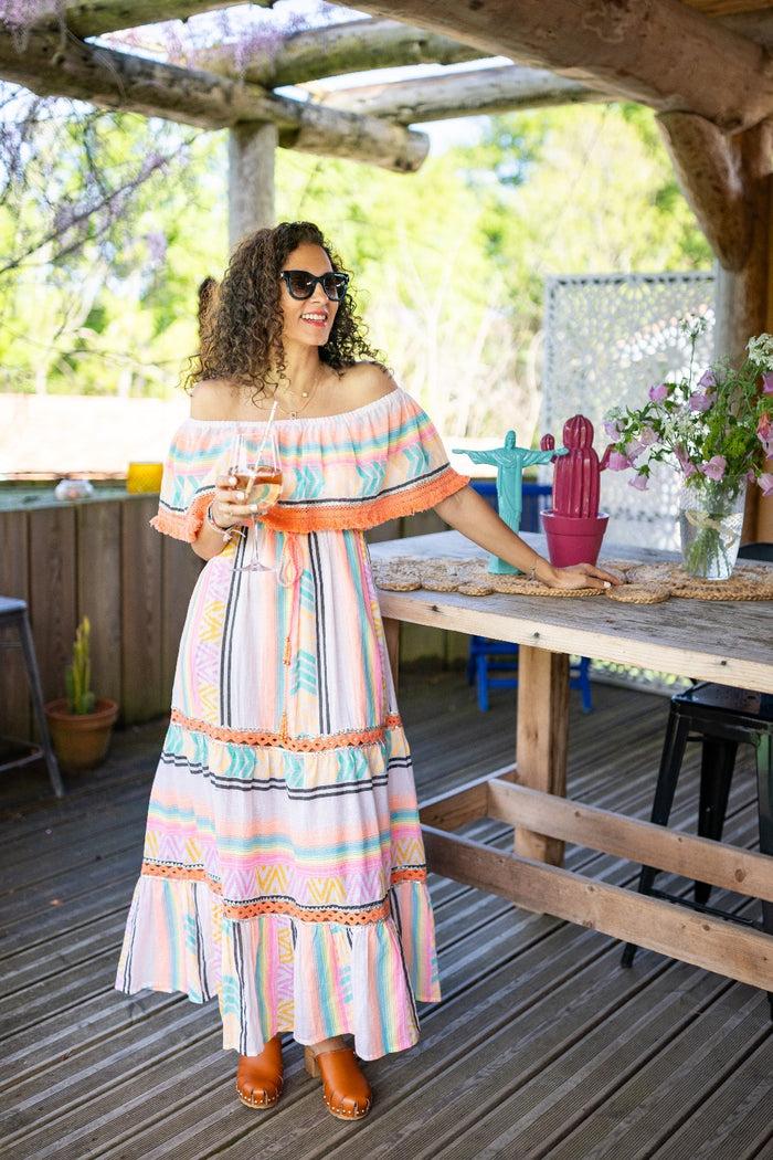 les bohémiennes Robe longue Frida