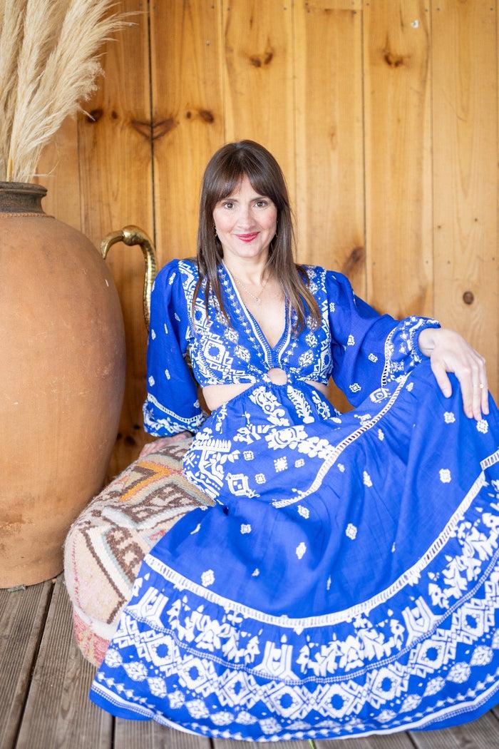 Les Bohémiennes Robe Longue Grecia