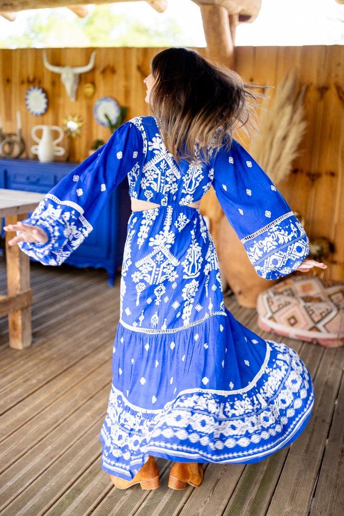 les bohémiennes Robe longue Grecia