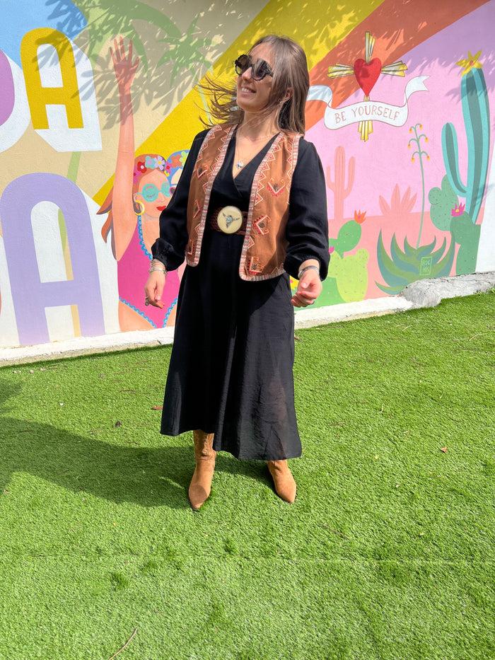 Les Bohémiennes Robe MEREDITH Noire