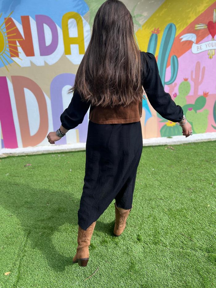 Les Bohémiennes Robe MEREDITH Noire