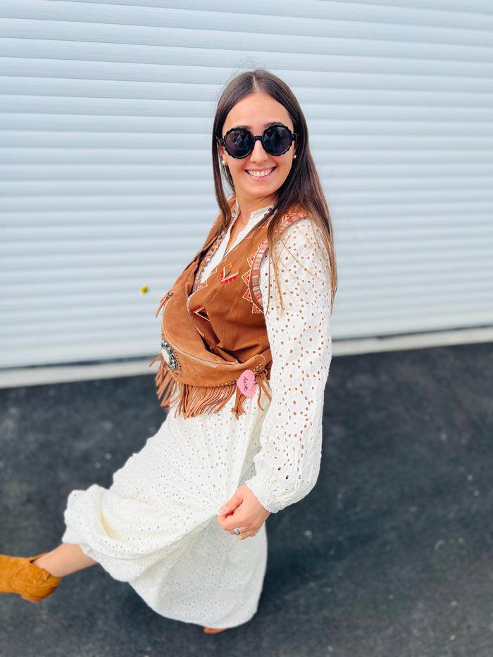 les bohémiennes Robe WARREN by Banditas Ecrue