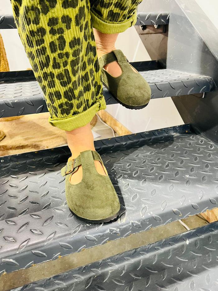 les bohémiennes Sabots Babies Kaki