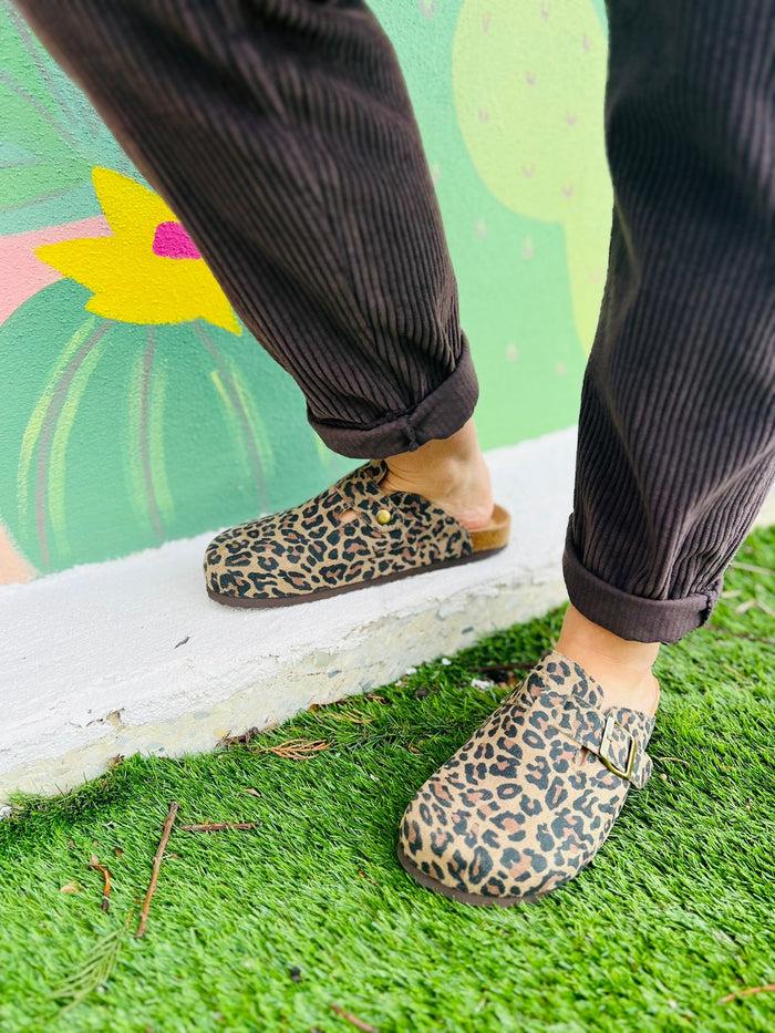 les bohémiennes Sabots ICONIQUE Léopard