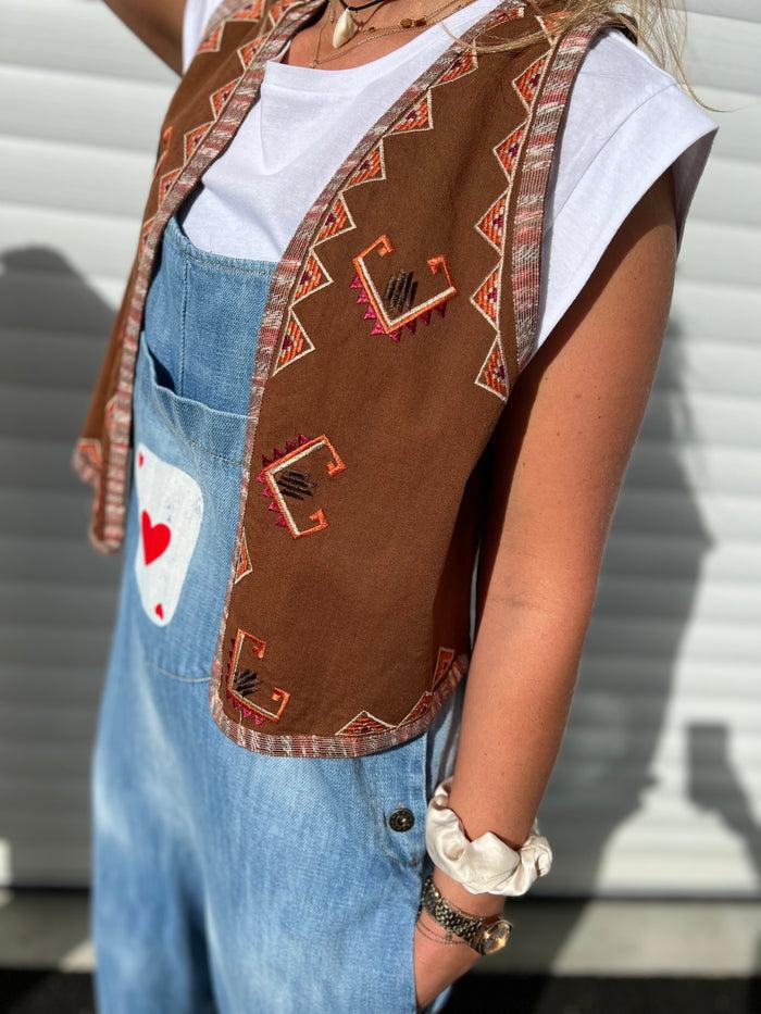 les bohémiennes Salopette WHITE LADY by BANDITAS