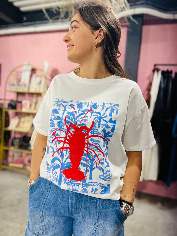 les bohémiennes Tee shirt Homard