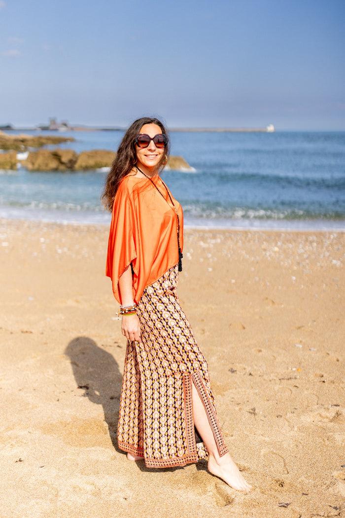 Les Bohémiennes Top SELINA Orange