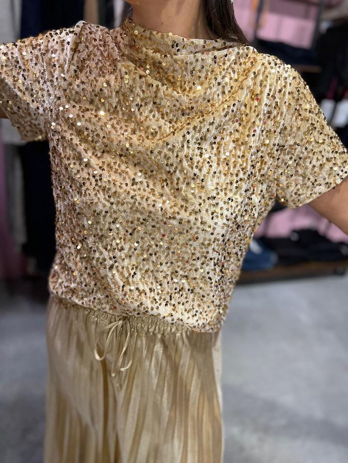 les bohémiennes Top sequins LALIE
