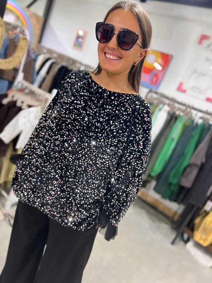 Les Bohémiennes Top Sequins SUZAN 2 Coloris