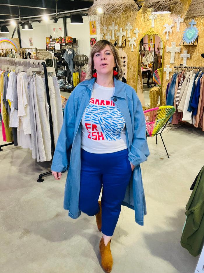 Les Bohémiennes Trench Long En Tencel Marco