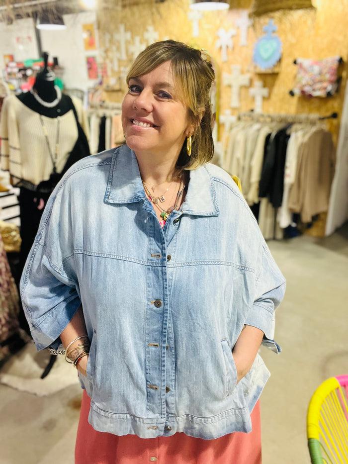 les bohémiennes Veste en jean Pomodoro by Banditas