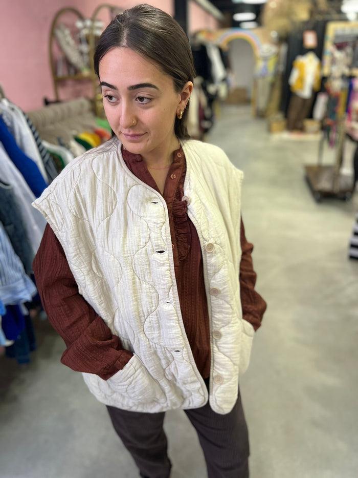 Les Bohémiennes Veste ISELIN ECRU