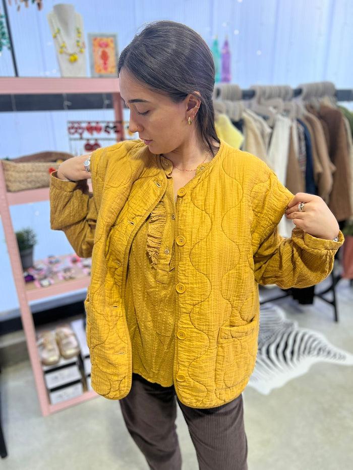 Les Bohémiennes Veste ISELIN SAFRAN