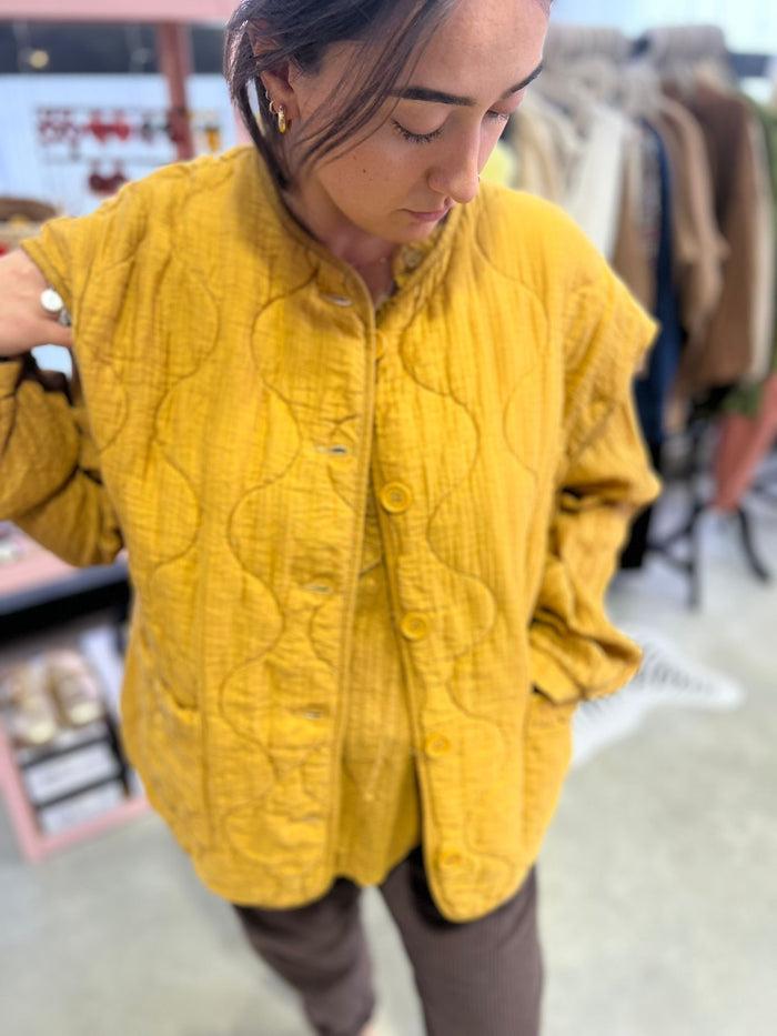 les bohémiennes Veste ISELIN SAFRAN