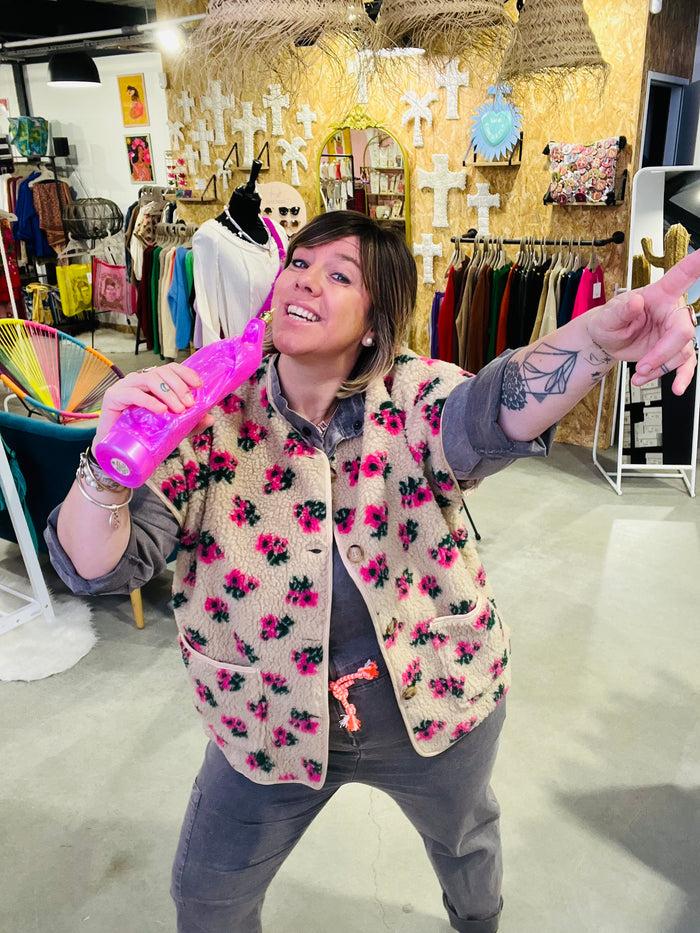 Les Bohémiennes Veste MARLON Fleurs 2 Couleurs