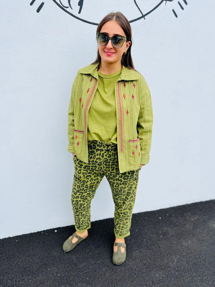 les bohémiennes Veste UNKAS olive