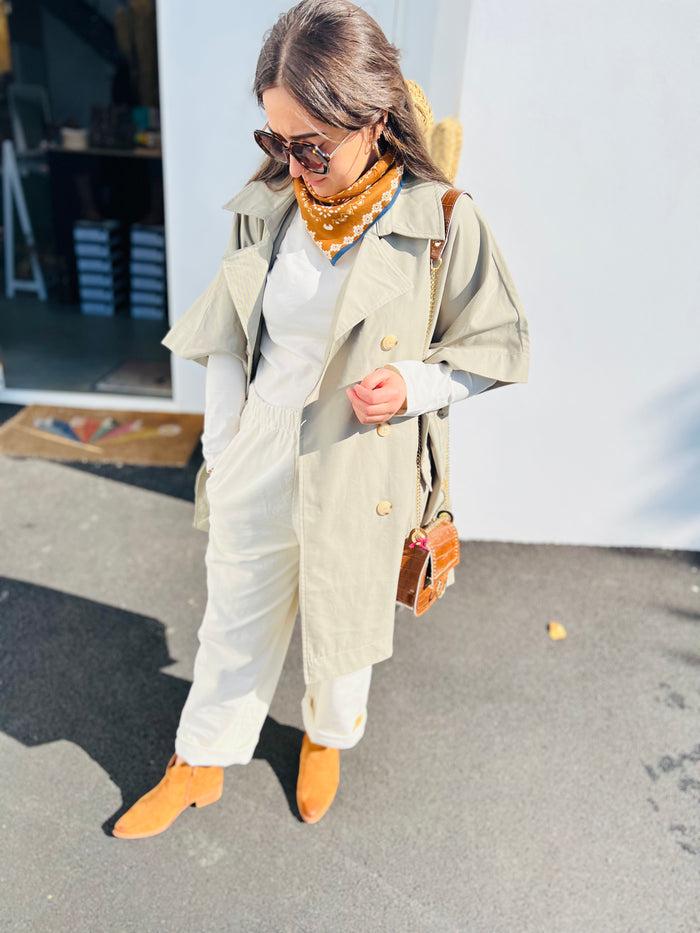 Les Bohémiennes Pantalon Magic Velours Fin By Johanna Ecru