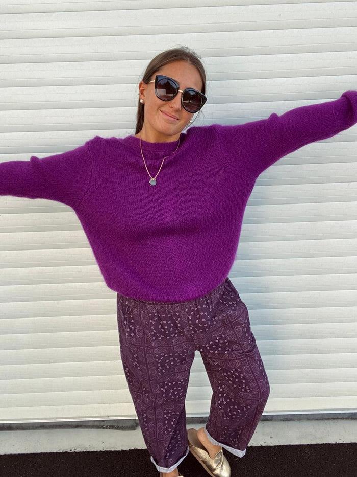 Les Bohémiennes Pantalon Velours BANDANA Johanna 4 Coloris