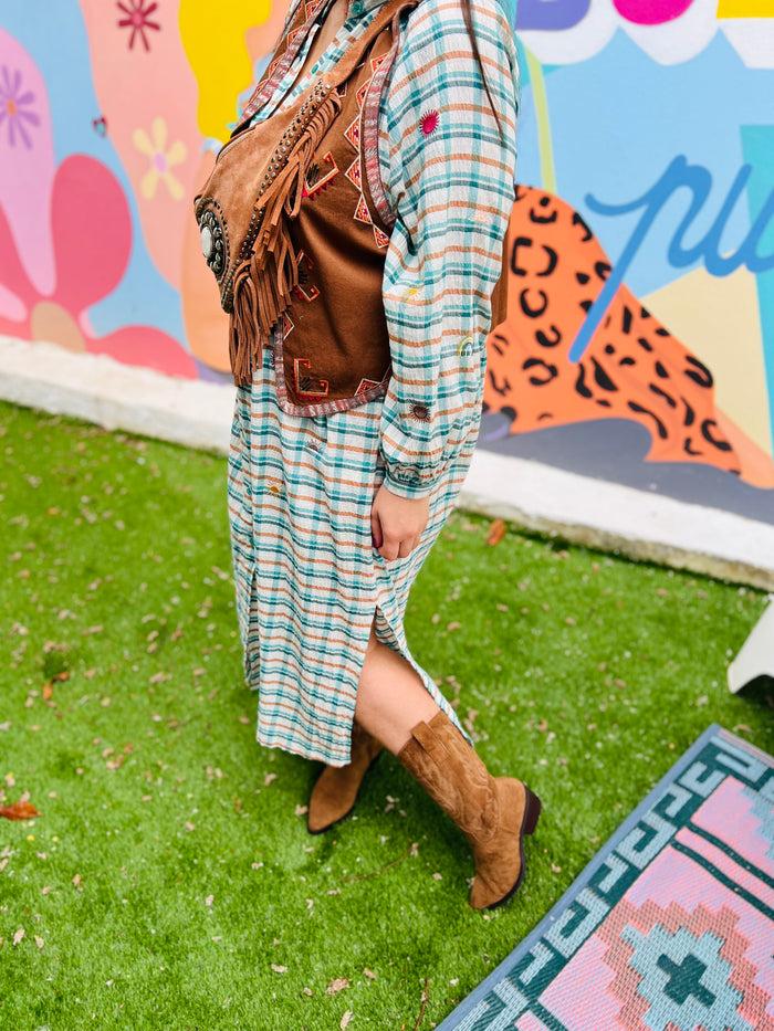 Les Bohémiennes Robe Coton Gaufré Maluka By Johanna Paris