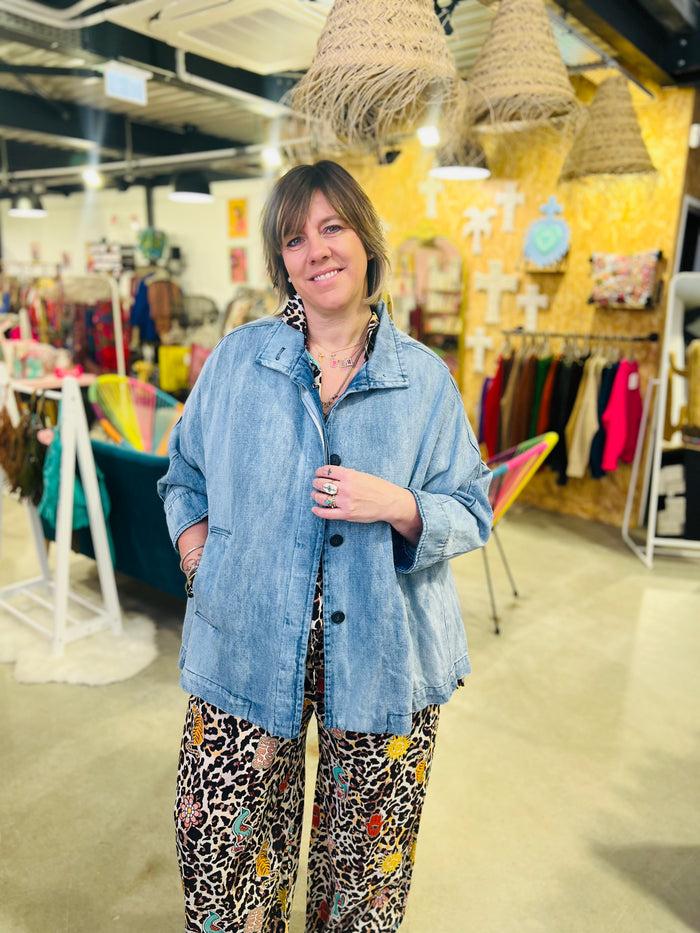 Les Bohémiennes Veste En Jean Disaronno By Banditas