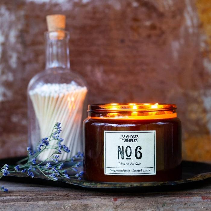 les choses simples Bougie 3 Mèches No 6 "Rêverie du Soir"
