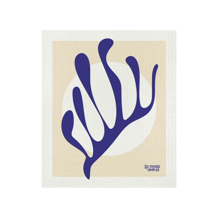 les choses simples Lavette Naturelle Bleu Méditerranée