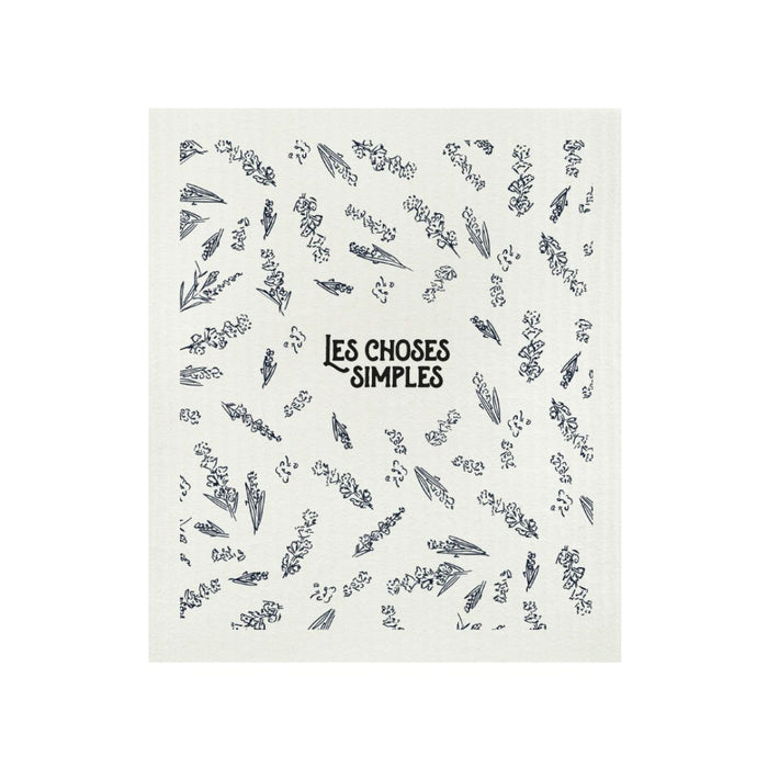 les choses simples Lavette Naturelle Petites Fleurs