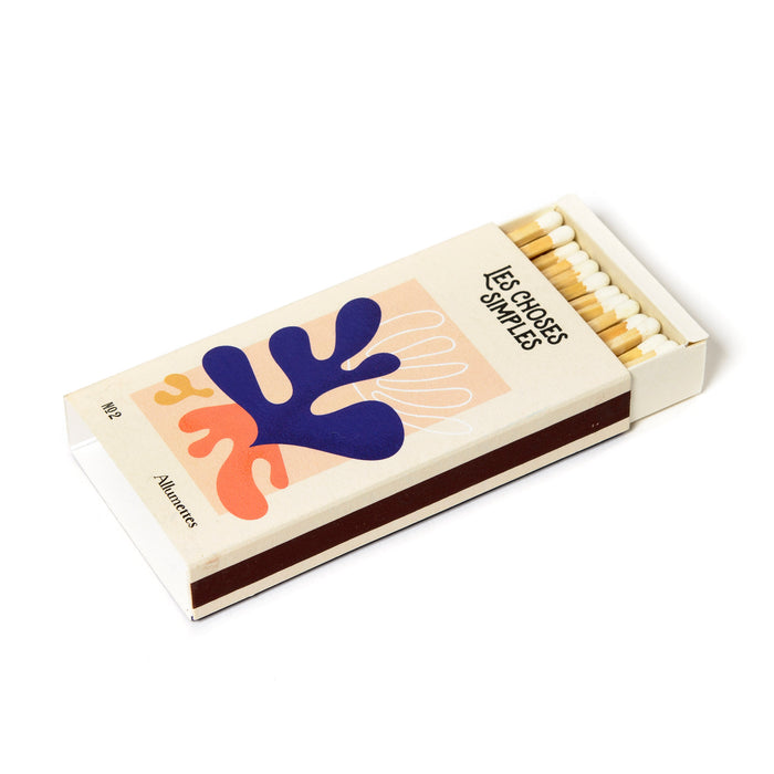 les choses simples Allumettes "Méditerranée" bleu