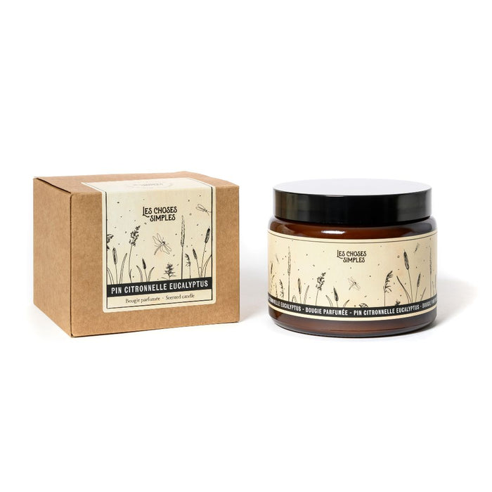 les choses simples Bougie 3 Mèches "Citronnelle"