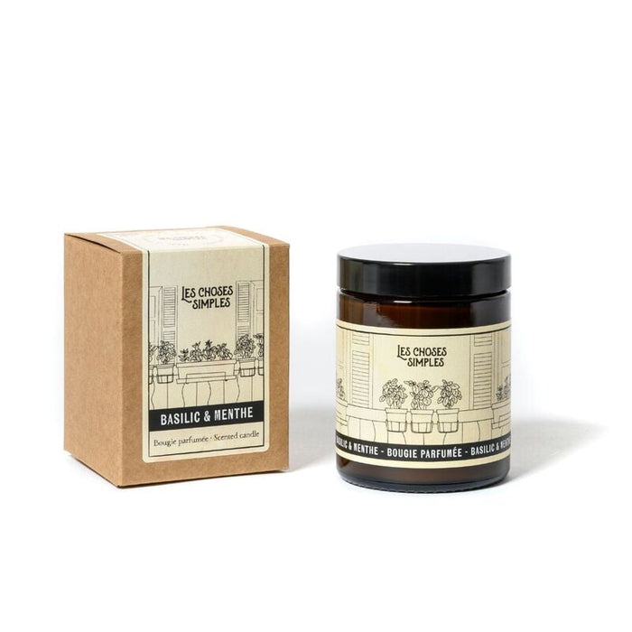 Les Choses Simples Bougie "Basilic & Menthe"