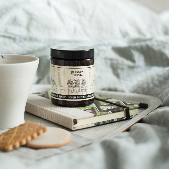 Les Choses Simples Bougie "Basilic & Menthe"