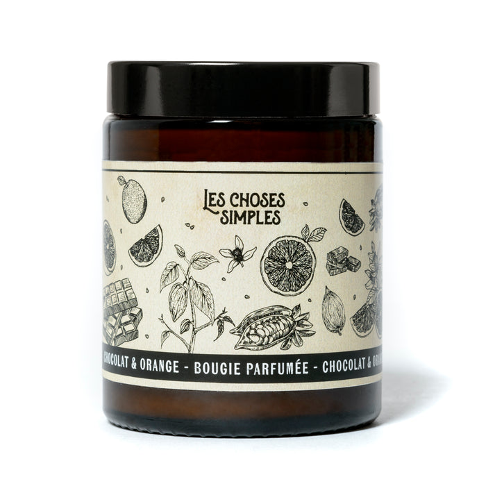 les choses simples Bougie "Chocolat & Orange"