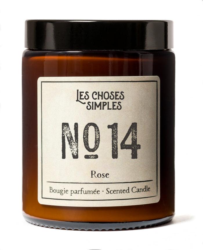 les choses simples Bougie No 14 "Rose de Damas"