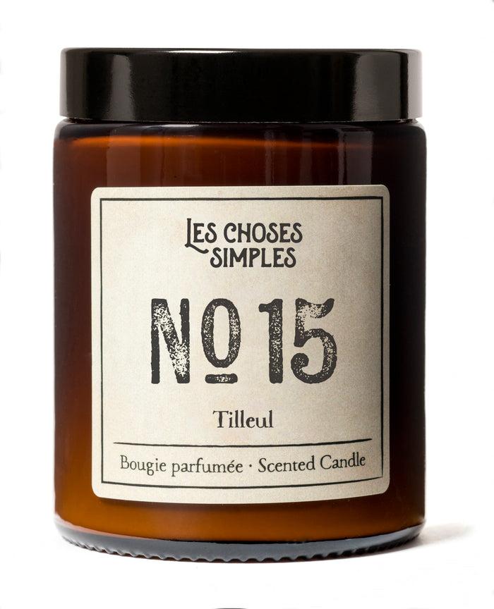 les choses simples Bougie No 15 "Tilleul"