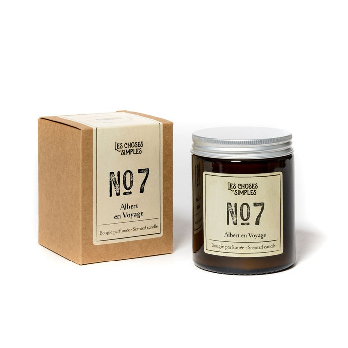 Les Choses Simples Bougie No 7 "Albert En Voyage"