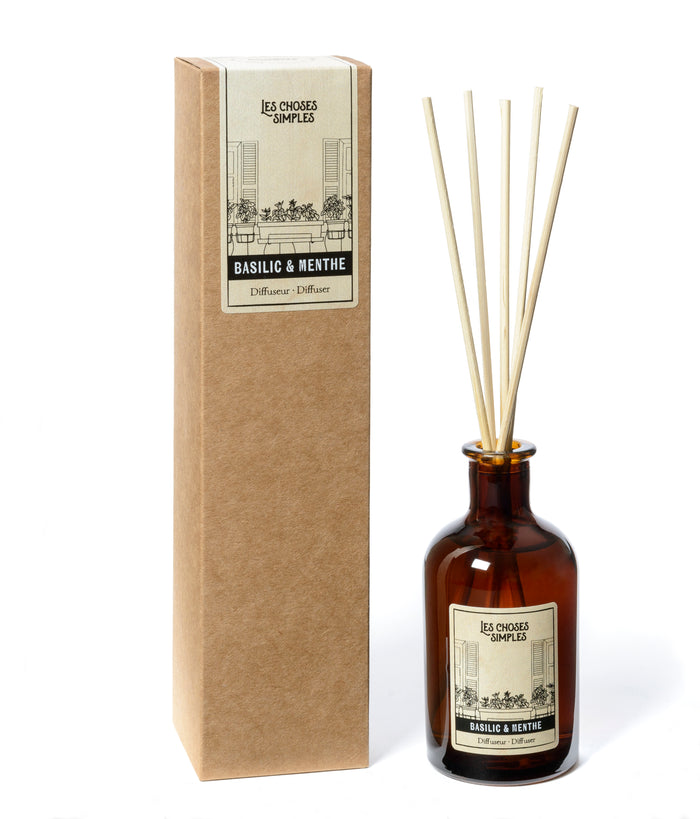 les choses simples Diffuseur "Basilic & Menthe"