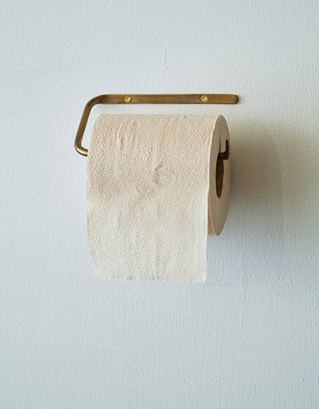 les choses simples Porte papier toilette en laiton