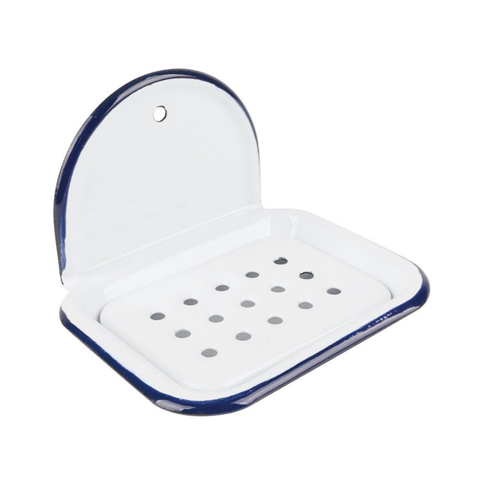 les choses simples Porte Savon Mural en Email