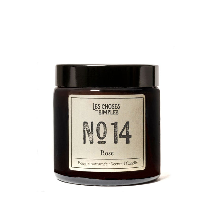 les choses simples Petite Bougie No 14 "Rose de Damas"