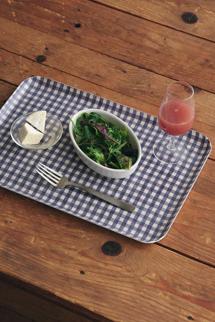 Les Choses Simples Plateau En Lin Taille L Vichy Mauve