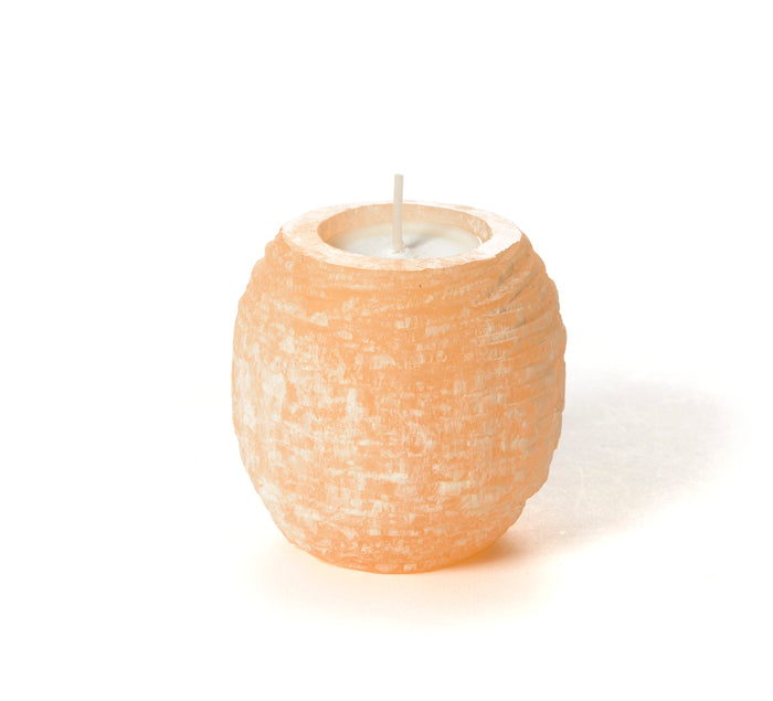 Les Choses Simples Porte Bougie à Thé En Selenite Rose Pâle