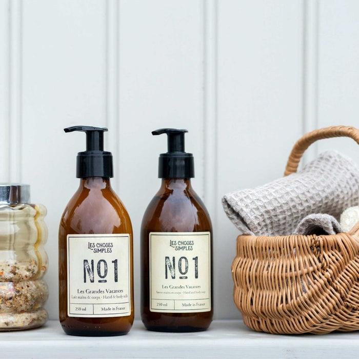 Les Choses Simples Savon Mains & Corps Les Grandes Vacances (250 Ml Flacon Verre)