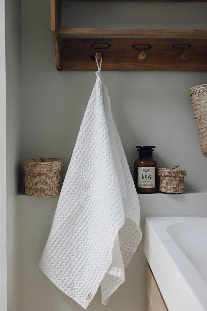 Les Choses Simples Serviette De Bain "Les Choses Simples" Blanc