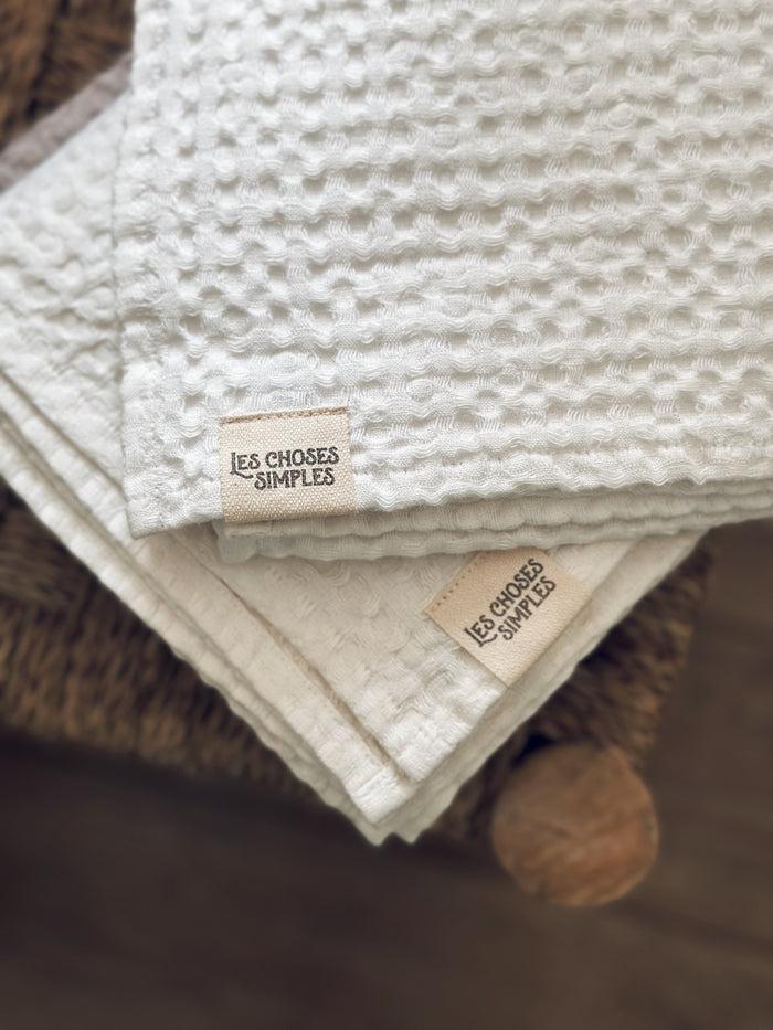 Les Choses Simples Serviette De Bain "Les Choses Simples" Blanc