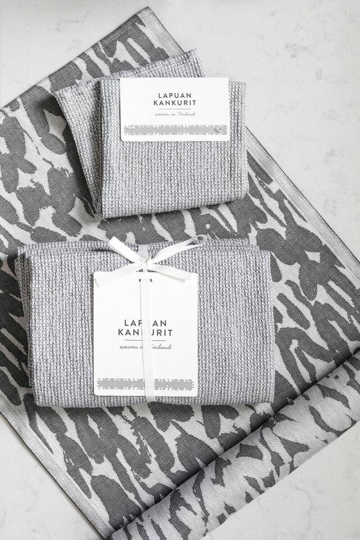 les choses simples Serviette légère en Lin/Tencel Gris