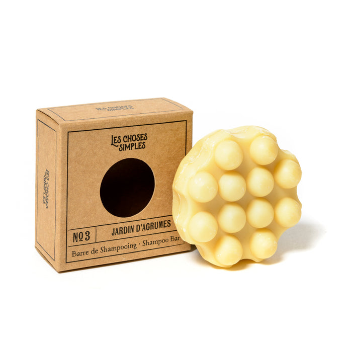 les choses simples Shampooing Solide Jardin d'Agrumes
