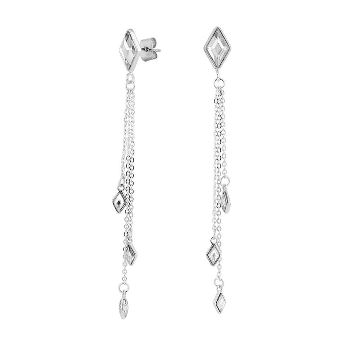 les interchangeables Boucles d oreilles trio losange